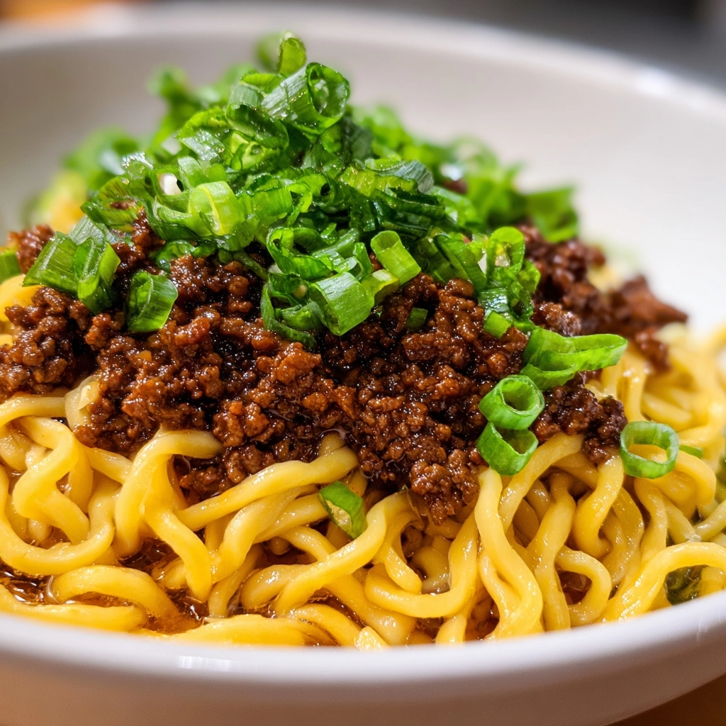 Addictive Dan Dan Noodles Recipe - Recipe Image