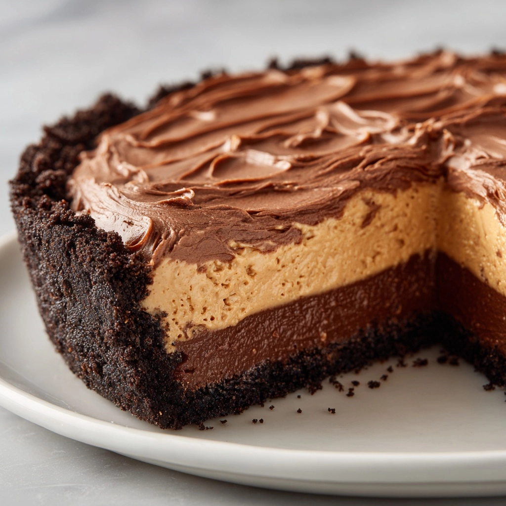Chocolate Peanut Butter Pie Recipe - Recipe Image