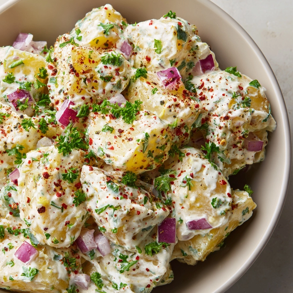 Smashed Potato Salad Recipe - Recipe Image