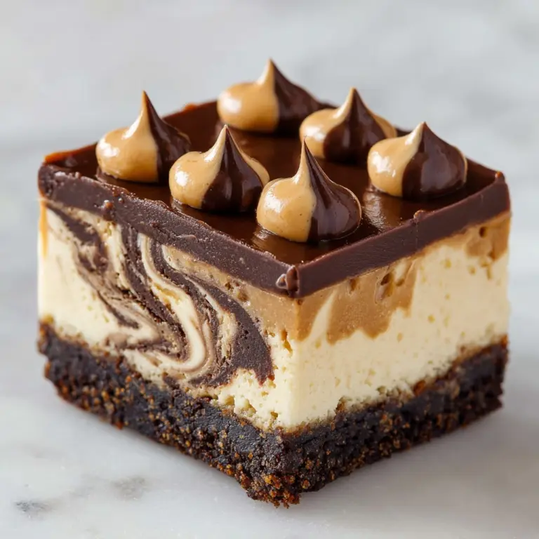 Chocolate Peanut Butter Cheesecake Bars Recipe