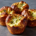 Easy Garlic Rosemary Focaccia Muffins Recipe