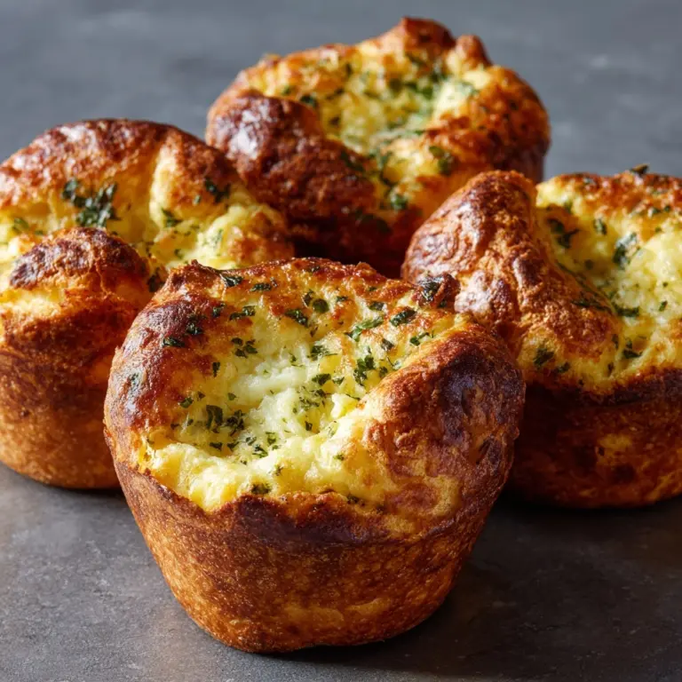Easy Garlic Rosemary Focaccia Muffins Recipe