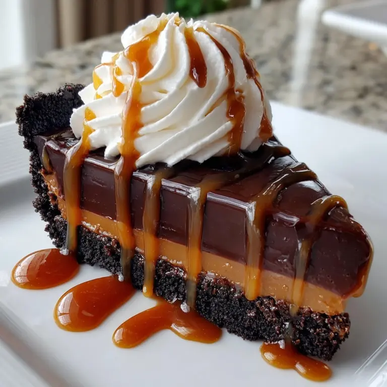 Decadent Caramel Brownie Pie Recipe