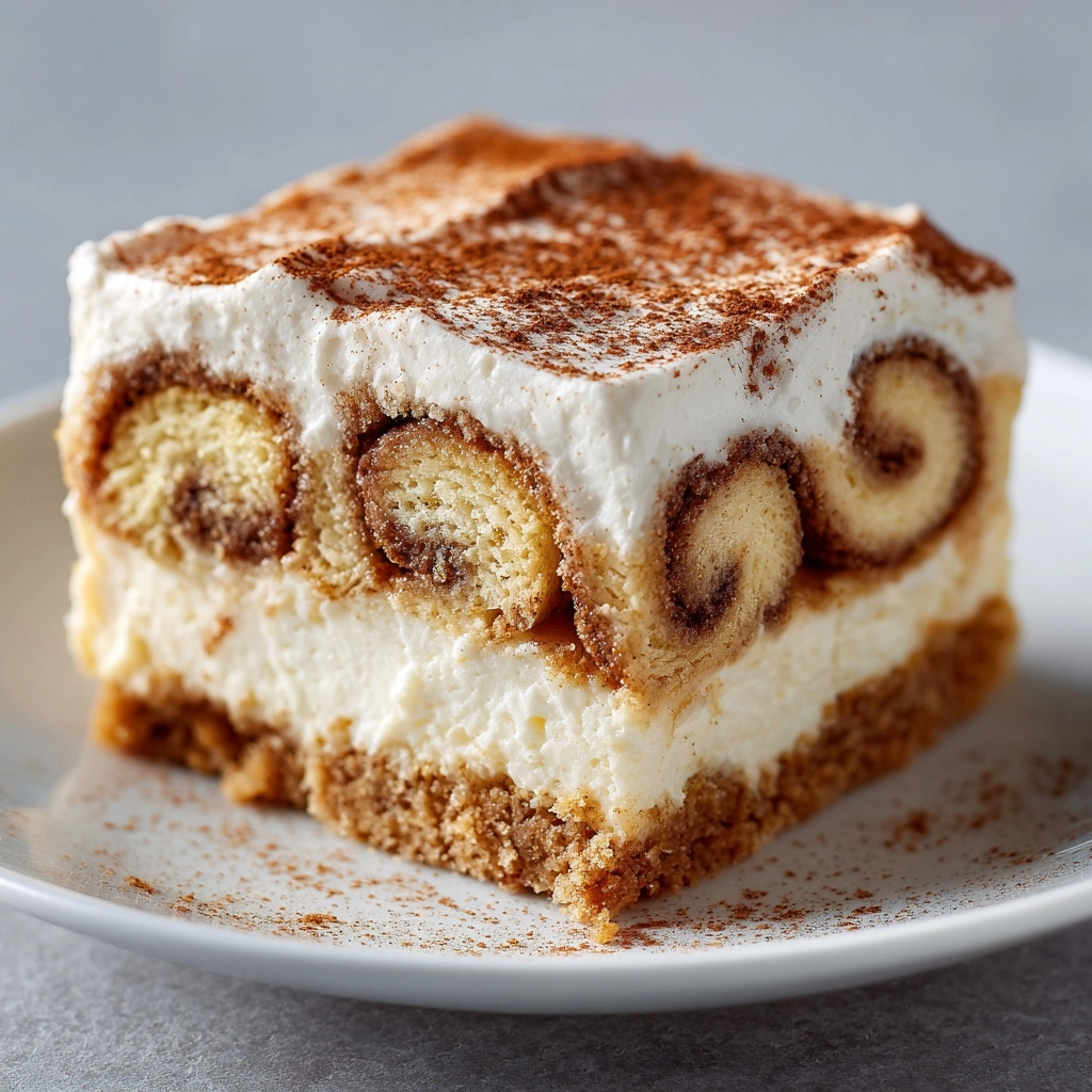 Cinnamon Roll Poke Cake Recipe - Recipe Image