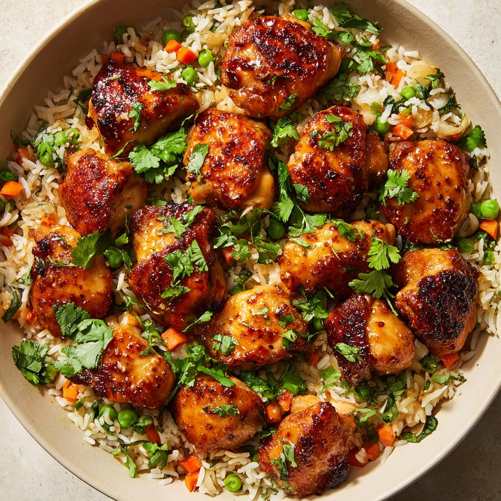 One Pan Chipotle Honey Chicken and Rice Recipe - Recipe Image