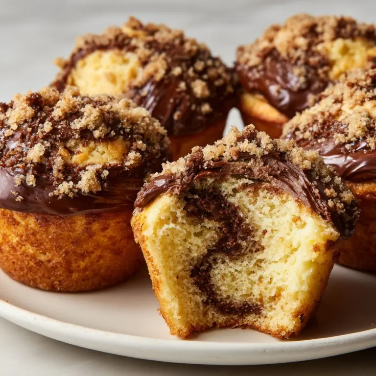 Chocolate and Espresso Babka Muffins Recipe