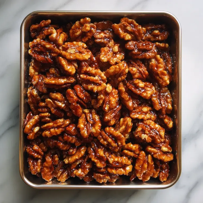 Brown Sugar Candied Walnuts Recipe