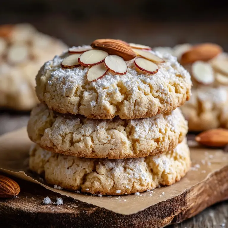 Thin and Crispy Almond Cookies Recipe