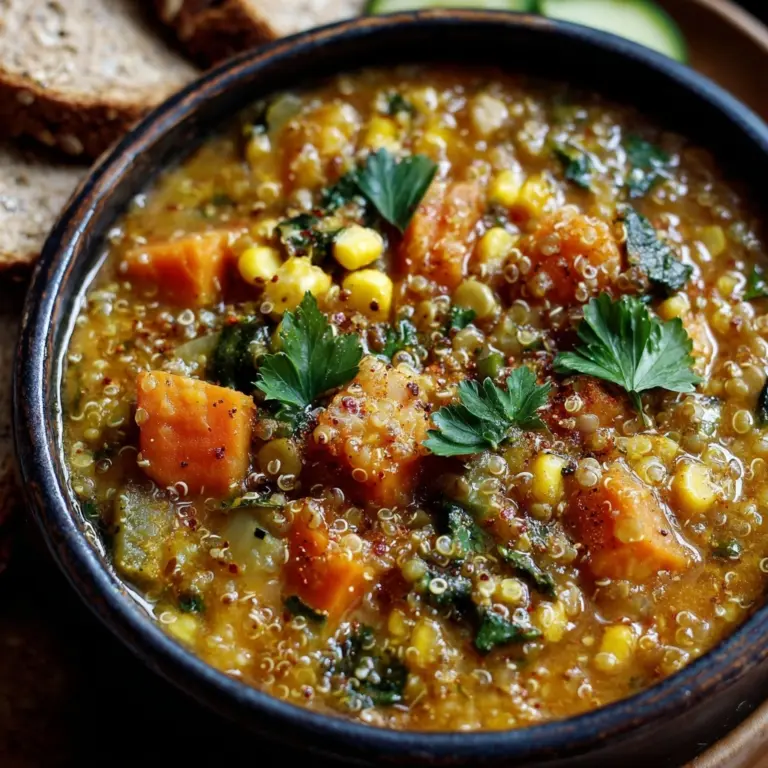 Lentil Quinoa Soup Recipe