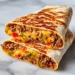 Easy Air Fryer Cheeseburger Wraps Recipe