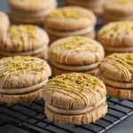 Pistachio Latte Sandwich Cookies Recipe