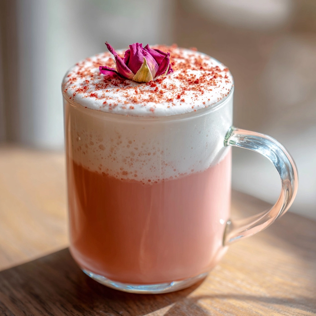 Almond Rose Latte Recipe - Recipe Image