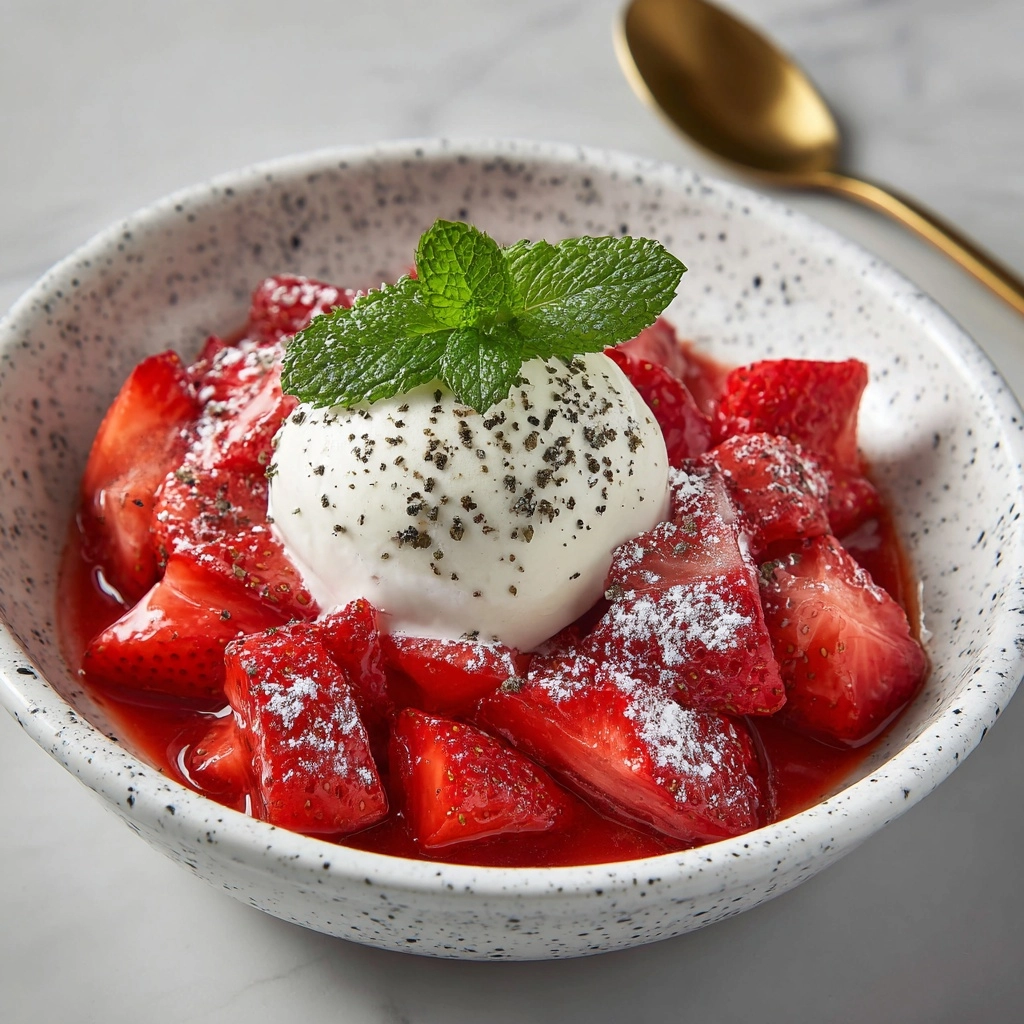 Italian Macerated Strawberries Recipe - Recipe Image