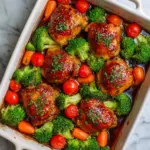ONE PAN Balsamic Chicken and Veggies Recipe