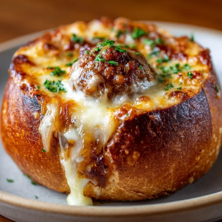 Cheesy French Onion Meatball Subs Recipe