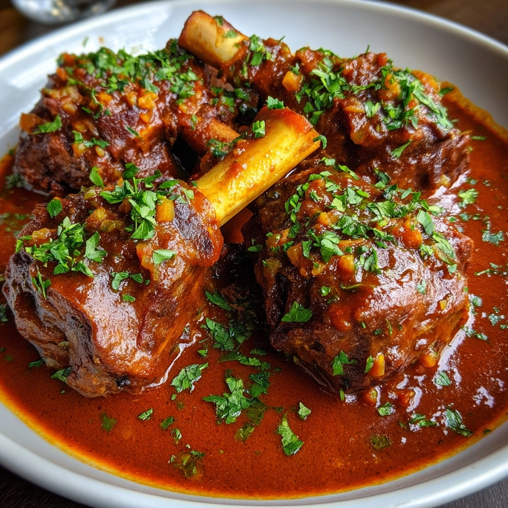 Braised Lamb Shanks Recipe - Recipe Image