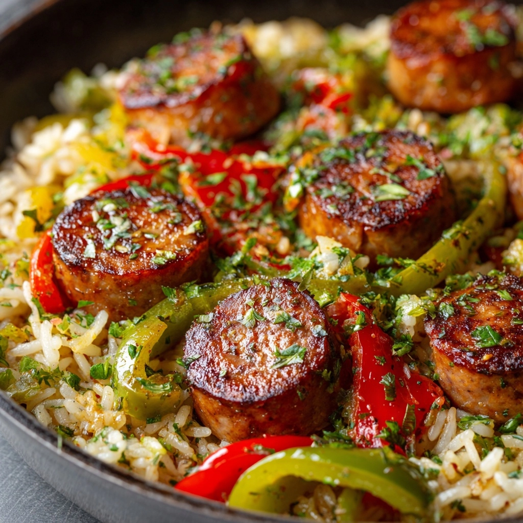 Cajun Sausage and Rice Skillet Recipe