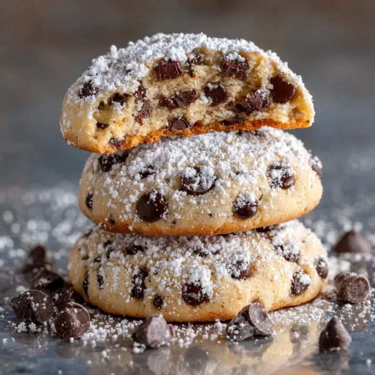 Peanut Butter Chocolate Chip Snowball Cookies Recipe