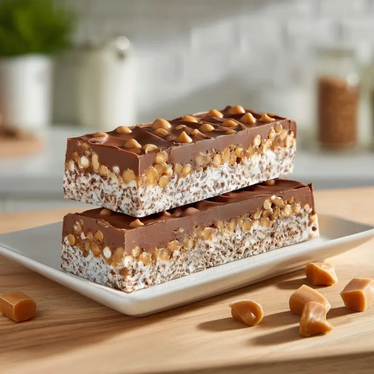 Chocolate Crunch Bars Recipe