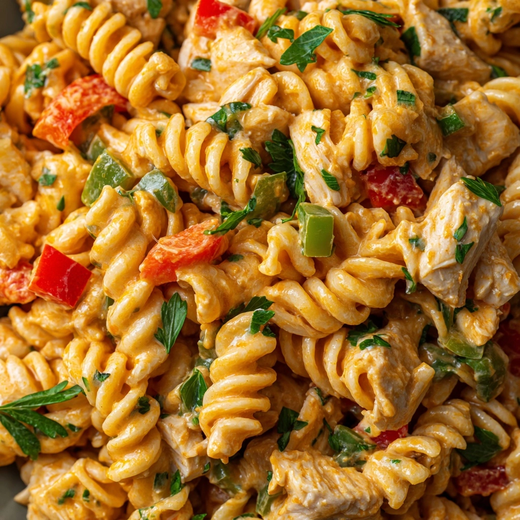 Buffalo Chicken Pasta Salad Recipe - Recipe Image