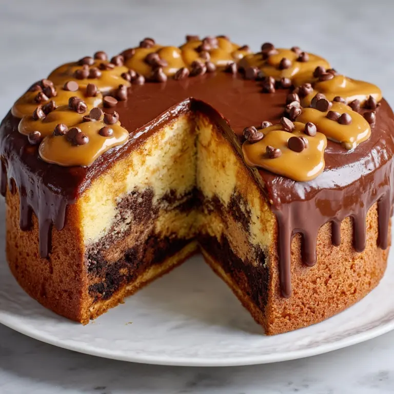 Peanut Butter Banana Chocolate Chip Cake Recipe