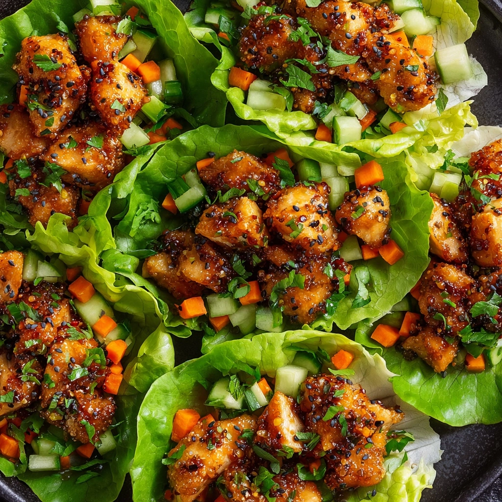 Thai Chicken Lettuce Wraps Recipe - Recipe Image