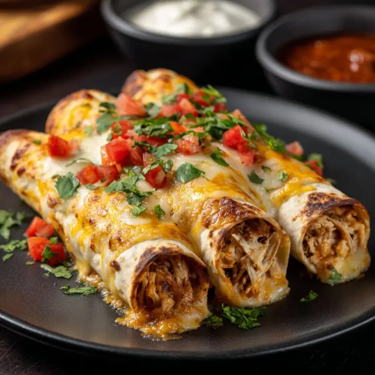 Baked Chicken Chimichangas: Easy and Delicious Recipe