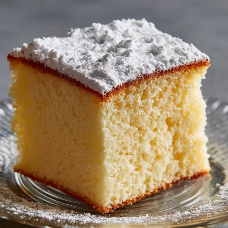 Cotton Cake Recipe