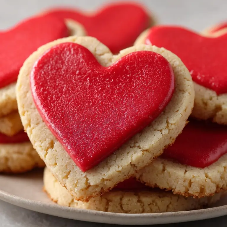Slice and Bake Heart Cookies Recipe