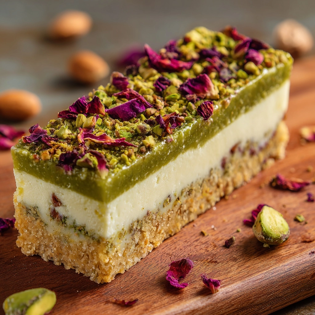 Pistachio Rose Tart Recipe - Recipe Image