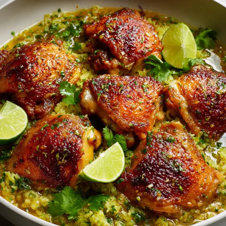 Cilantro Lime Chicken Thighs Recipe