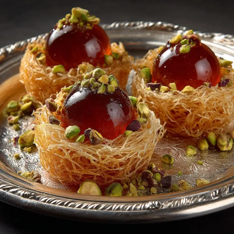 Gulab Jamun in Kunafa Nests Recipe