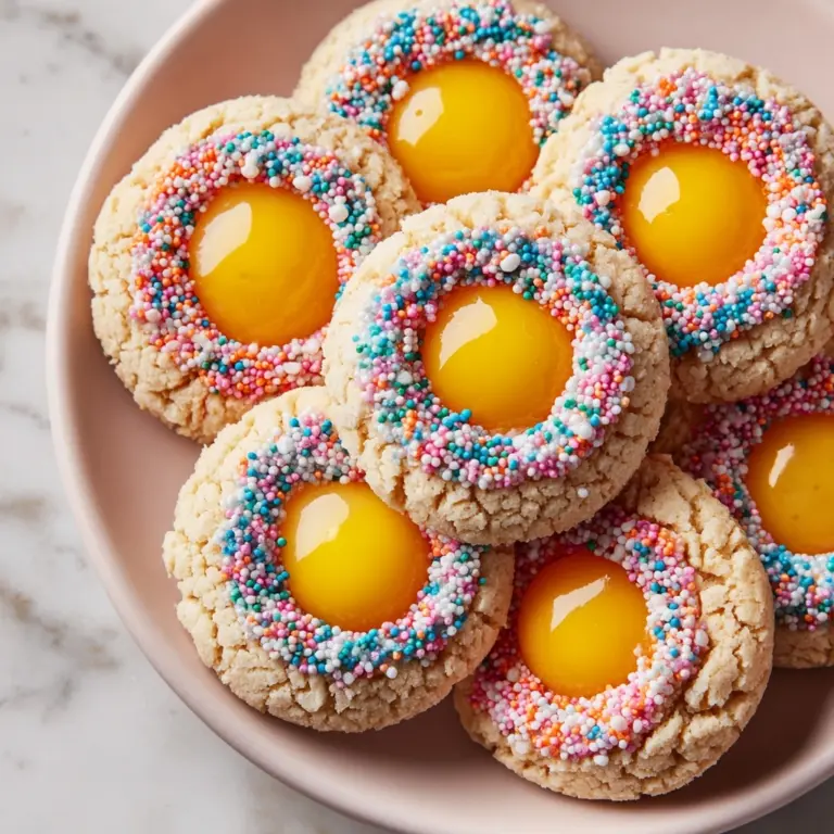 Easter Thumbprint Cookies Recipe