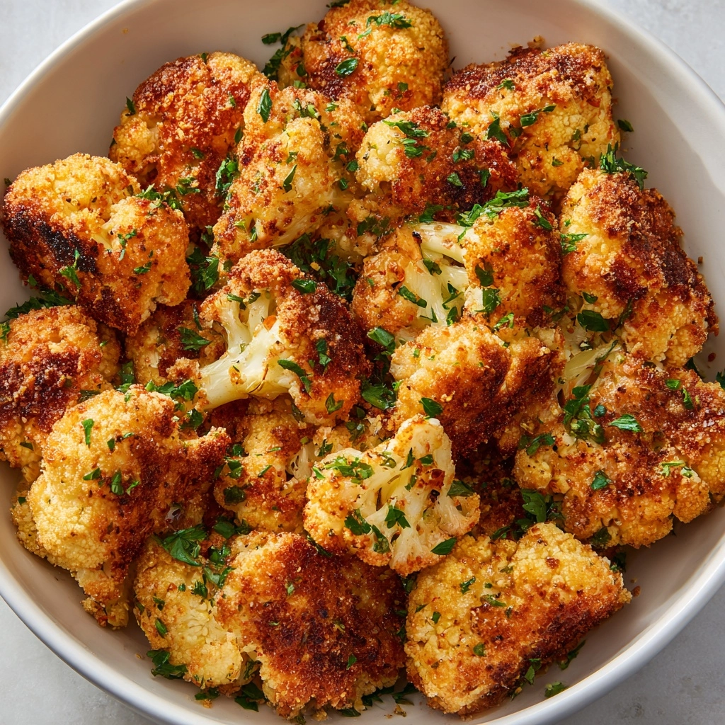 Parmesan Cauliflower Bites Recipe - Recipe Image