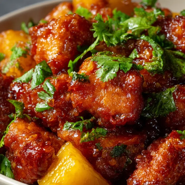 Sticky Pineapple Chicken Recipe