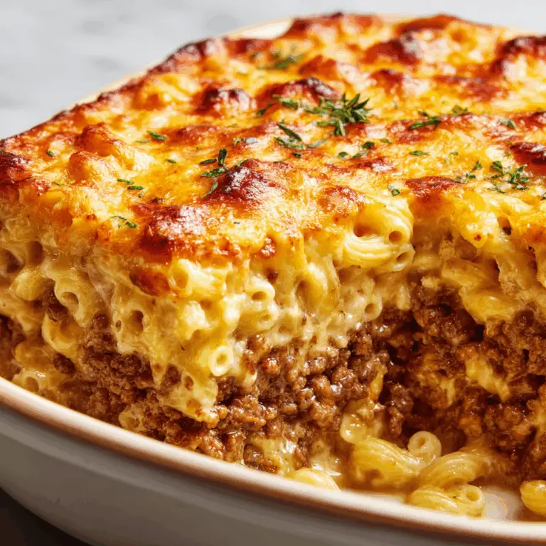 Mac ‘n’ Cheese-Stuffed Meatloaf Recipe