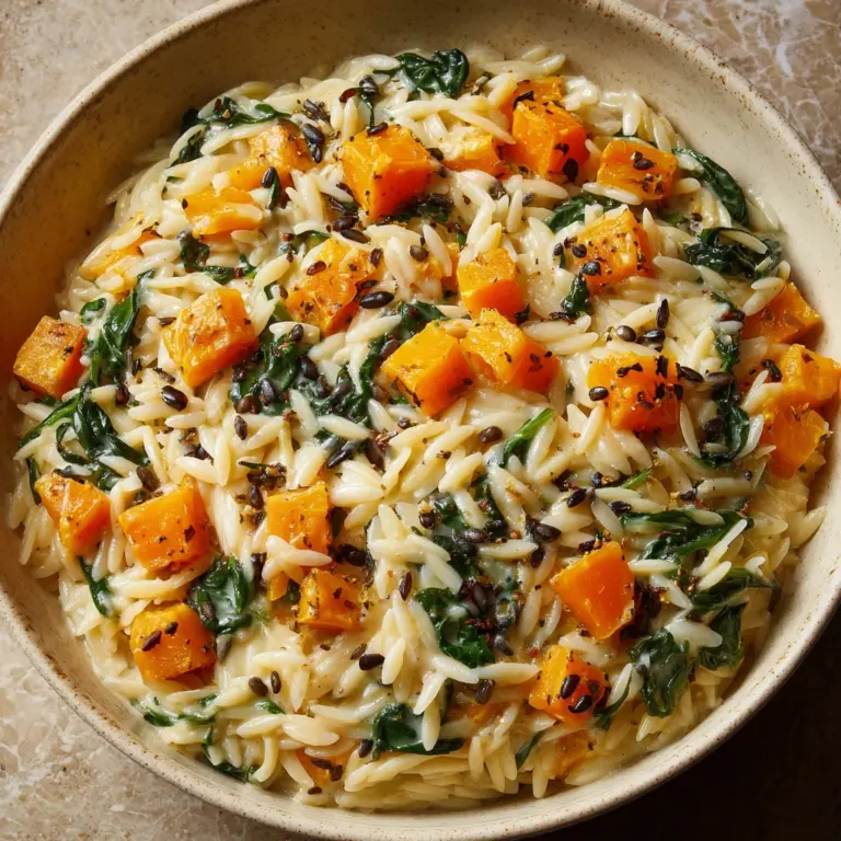 Orzo with Roasted Butternut Squash Recipe