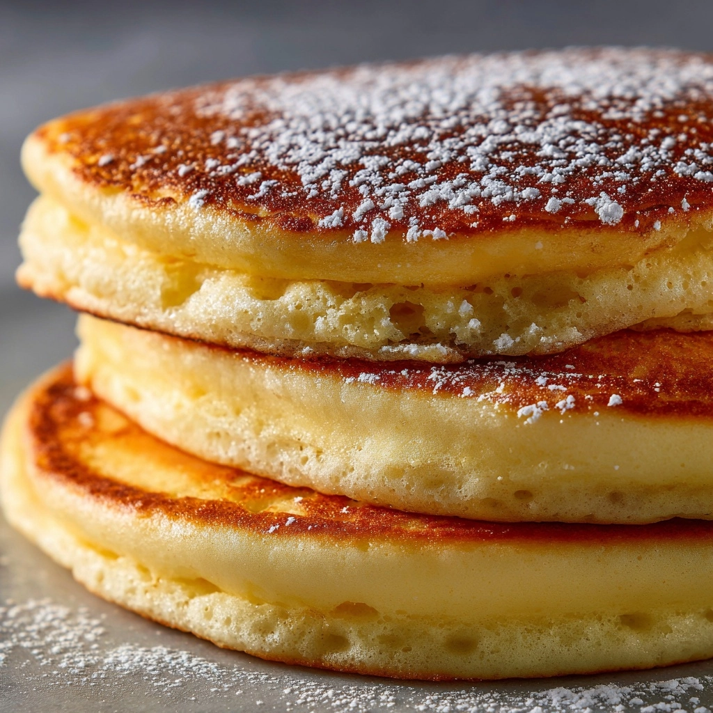 Fluffy Japanese Soufflé Pancakes Recipe - Recipe Image
