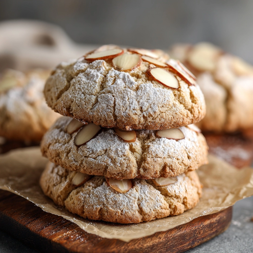 Thin and Crispy Almond Cookies Recipe - Recipe Image