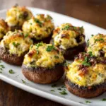 Delicious Mushrooms Stuffed with Crab Meat Recipe