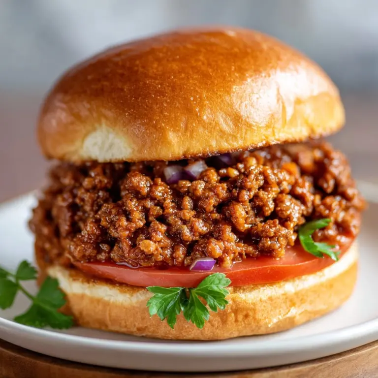 Steakhouse Burger Sloppy Joes Recipe