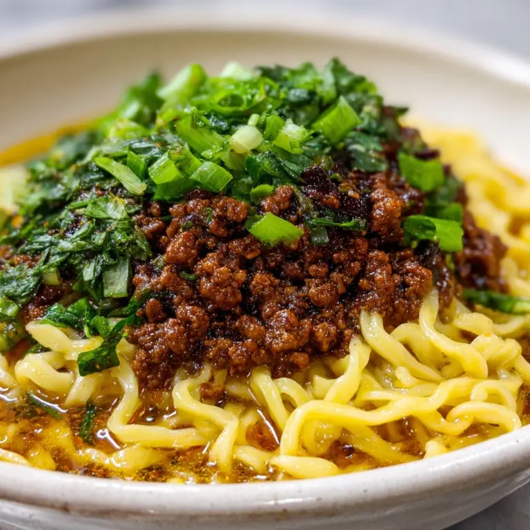 Addictive Dan Dan Noodles Recipe