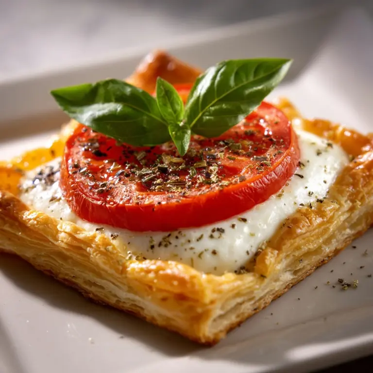 Caprese Puff Pastry Bundles Recipe