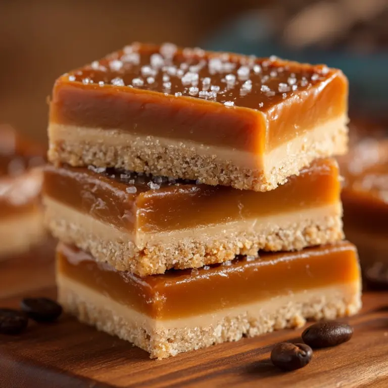 Gooey Caramel Coffee Bars Recipe