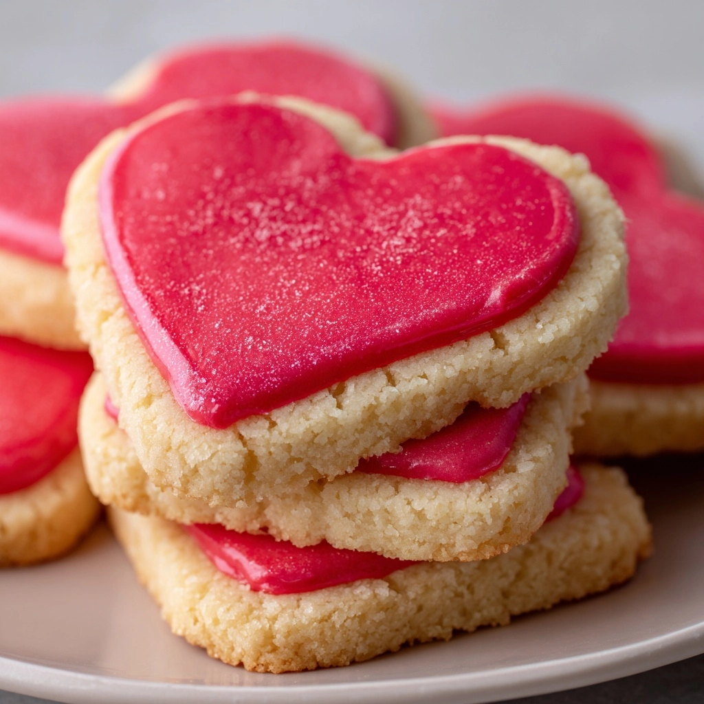 Slice and Bake Heart Cookies Recipe - Recipe Image