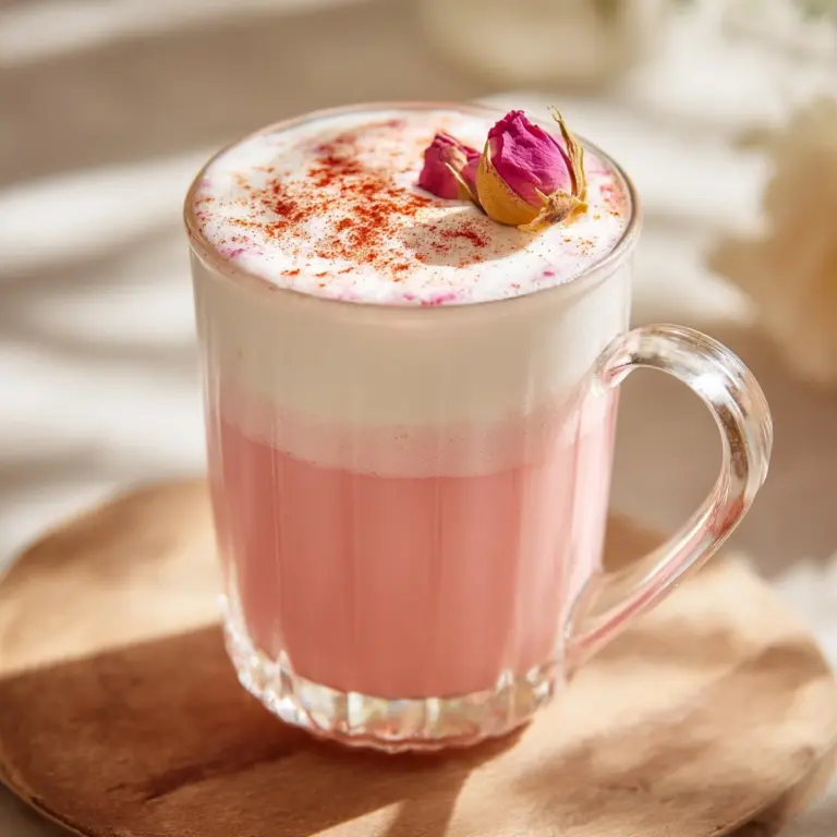 Almond Rose Latte Recipe