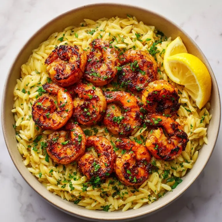 Shrimp Orzo Lemon Garlic Sauce: A Delicious & Easy Recipe