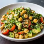 Mediterranean Chickpea and Avocado Salad Recipe
