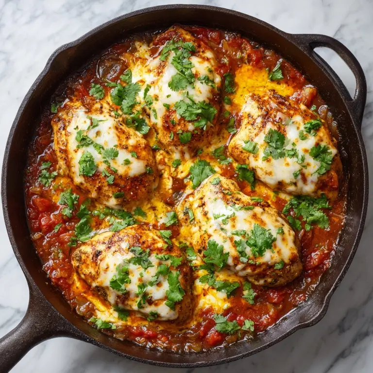 Skillet Salsa Chicken Recipe