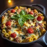 Creamy Tuscan Sausage Pasta Bake: A Delicious Dinner Delight! Recipe